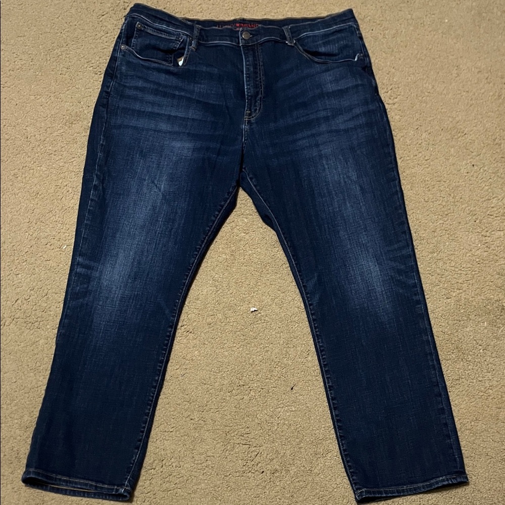 Lucky Brand Men's Dark Blue Straight Jeans